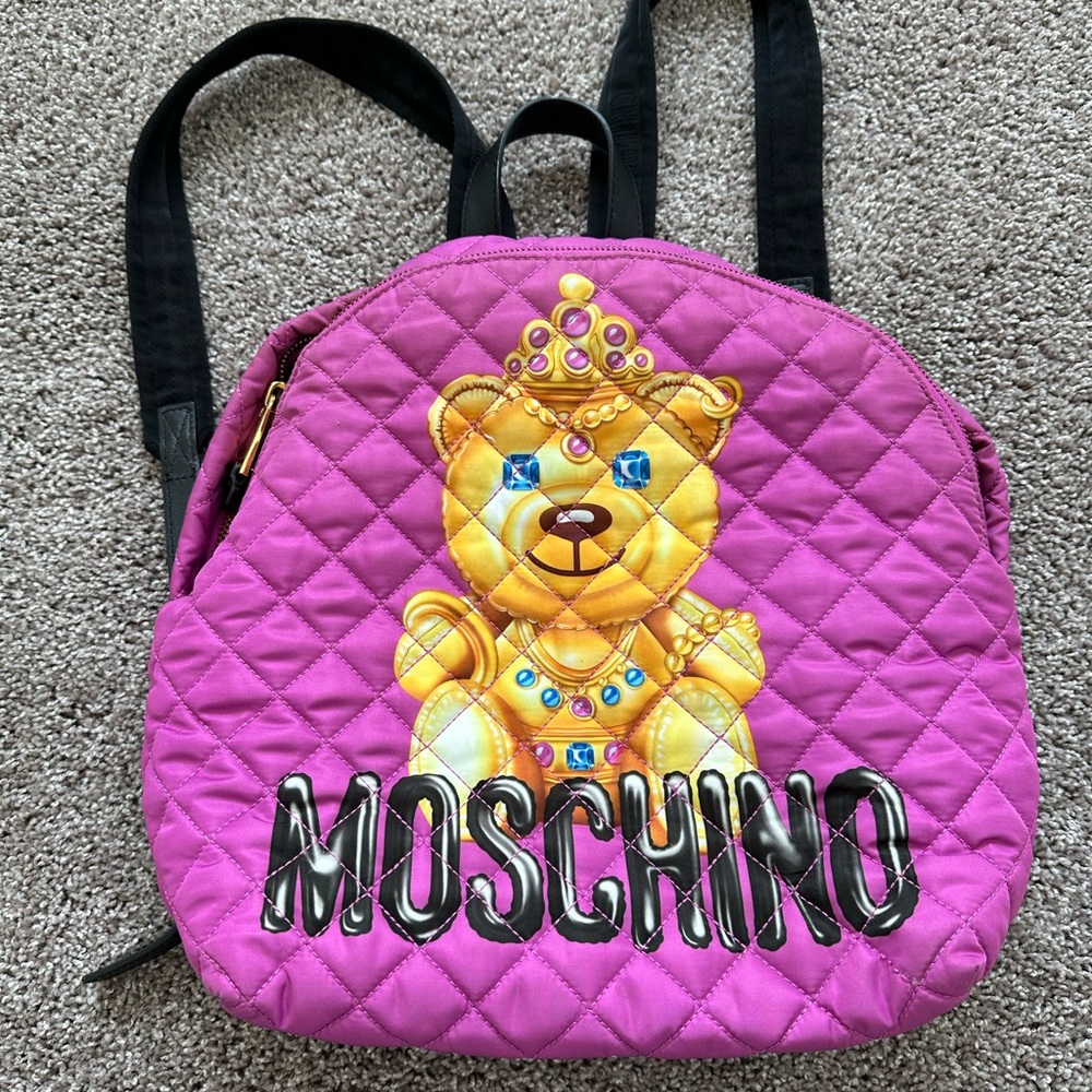 Moschino backpack. Bought for GF and she didnt like so never used it.